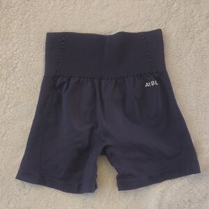 AYBL Dark Blue High-Rise Shorts
